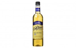 Davinci Sugar Free Vanilla Syrup  Glass Bottle  750 litre